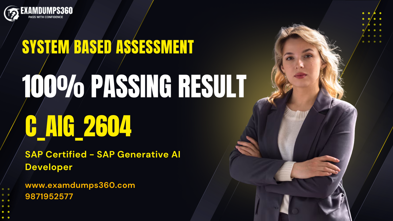 C_AIG_2604 SAP Exam Support for SAP Generative AI Developer Certification